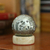 Pyrite sphere, 'Magic' - Pyrite Gemstone Sculpture and Calcite Base