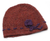 100% alpaca hat, 'Bold Pomegranate' - 100% alpaca hat (image 2a) thumbail
