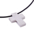 Men's leather necklace, 'Southern Cross' - Men's Peruvian Cross Fine Silver Cord Necklace (image 2h) thumbail