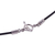 Men's leather necklace, 'Southern Cross' - Men's Peruvian Cross Fine Silver Cord Necklace (image 2i) thumbail