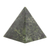 Nephrite pyramid, 'Nature Mystique' - Nephrite Pyramid Gemstone Sculpture thumbail