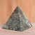 Nephrite pyramid, 'Nature Mystique' - Nephrite Pyramid Gemstone Sculpture (image 2b) thumbail