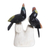 Onyx and jasper sculpture, 'Toucan Two' - Handcrafted Gemstone Birds Sculpture (image 2d) thumbail