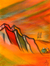 'Small Houses' - Landscape Expressionist Painting (image 2a) thumbail
