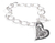 Herzarmband aus Sterlingsilber - Peruanisches herzförmiges Gliederarmband aus Sterlingsilber