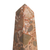 Leopard jasper obelisk, 'Fortress' - Hand Carved Leopard Jasper Gemstone Obelisk Sculpture (image 2d) thumbail