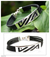 Leather bracelet, 'Illusions' - Handmade Leather Sterling Silver Wristband Bracelet thumbail