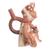 Ceramic sculpture, 'Moche Warrior' - Hand Made Archaeological Ceramic Sculpture (image 2d) thumbail