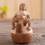 Ceramic sculpture, 'Childbirth' - Moche Museum Replica Ceramic Sculpture Handmade in Peru (image 2b) thumbail