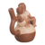 Ceramic sculpture, 'Childbirth' - Moche Museum Replica Ceramic Sculpture Handmade in Peru (image 2d) thumbail