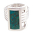 Chrysocolla cocktail ring, 'Imagination' - Sterling Silver Sterling Silver Green Cocktail Ring (image 2d) thumbail