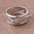 Silver band ring, 'Conversion' - Silver band ring