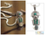 Chrysocolla pendant necklace, 'Inca Deity' - Chrysocolla Pendant Necklace thumbail