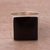 Obsidian signet ring, 'Dark Lake' - Obsidian Signet Ring (image 2b) thumbail