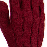 100% alpaca gloves, 'Lush Rose' - 100% alpaca gloves