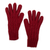 100% alpaca gloves, 'Lush Rose' - 100% alpaca gloves (image 2b) thumbail