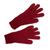 100% alpaca gloves, 'Lush Rose' - 100% alpaca gloves