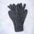 100% alpaca gloves, 'Lush Grey' - Alpaca Wool Gloves from Peru thumbail