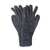 100% alpaca gloves, 'Lush Grey' - Alpaca Wool Gloves from Peru (image 2a) thumbail