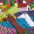 Wool tapestry, 'Harvesting Flowers' - Hand Woven Wool Tapestry (image 2c) thumbail