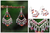 Garnet and iolite chandelier earrings, 'Fiesta' - Garnet and iolite chandelier earrings thumbail