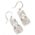 Sterling silver dangle earrings, 'Energy Spiral' - Collectible Modern Sterling Silver Dangle Earrings thumbail