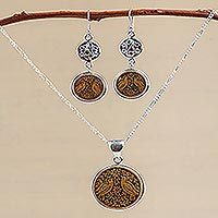 Mate gourd jewelry set,