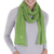 Alpaca blend scarf, 'Piura Green' - Pure Alpaca Wool Scarf thumbail