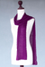 Alpaca blend scarf, 'Piura Lilac' - Alpaca blend scarf (image 2d) thumbail