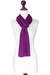 Alpaca blend scarf, 'Piura Lilac' - Alpaca blend scarf (image 2e) thumbail