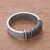 Silver band ring, 'Aesthetic Peru' - Silver band ring (image 2b) thumbail