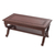 Mohena wood and leather coffee table, 'Fern Garland' - Hand Crafted Contemporary Wood Leather Coffee Table thumbail