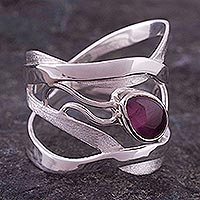 Featured review for Amethyst band ring, Lyrical