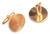 Gold plated filigree cufflinks, 'Starlit Sun' - 21k Gold Plated Silver Filigree Cufflinks (image 2a) thumbail