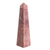 Garnet obelisk, 'Inner Fire' - Unique Gemstone Red Obelisk Sculpture from Peru thumbail