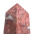 Garnet obelisk, 'Inner Fire' - Unique Gemstone Red Obelisk Sculpture from Peru (image 2c) thumbail