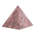 Garnet pyramid, 'Creativity' - Hand Carved Garnet Pyramid Sculpture Genuine Gemstone thumbail