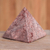 Garnet pyramid, 'Creativity' - Hand Carved Garnet Pyramid Sculpture Genuine Gemstone (image 2b) thumbail