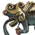 Bronze and copper wall art, 'Demon and Dragon' - Bronze and copper wall art (image 2e) thumbail