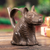 Ceramic sculpture, 'Chimu Dog' - Hand Crafted Peruvian Archaeological Ceramic Dog Sculpture thumbail