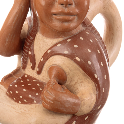 Escultura de cerámica - réplica del museo de escultura de cerámica perú