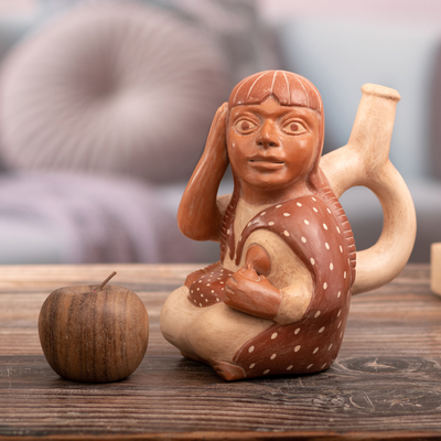Keramikskulptur - Nachbildung des Keramikskulpturenmuseums in Peru
