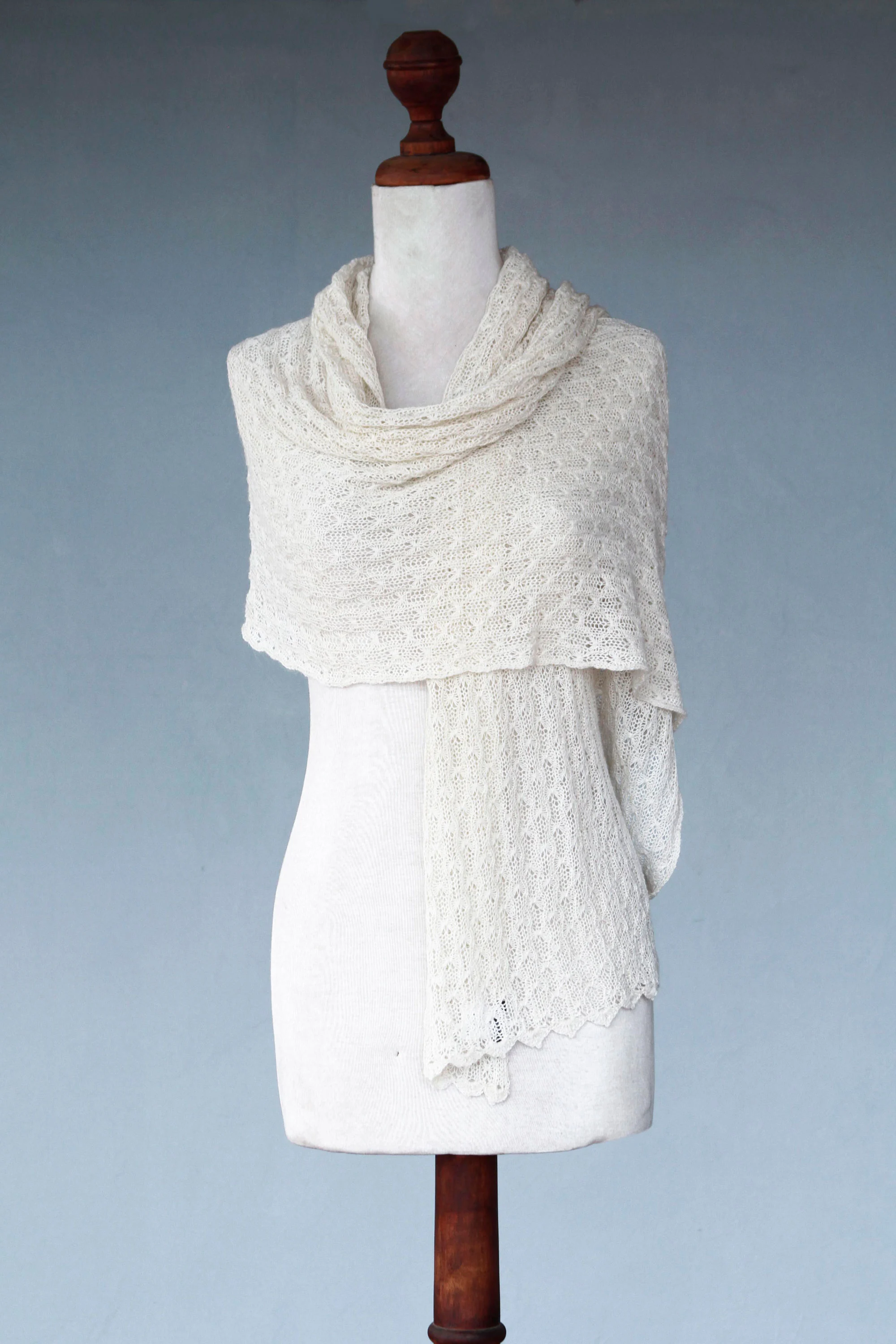 shawl alpaca wool
