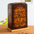 Cedar jewelry box, 'Love Blossom' - Hand Painted Wood Jewelry Box (image 2b) thumbail