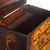 Cedar jewelry box, 'Love Blossom' - Hand Painted Wood Jewelry Box (image 2h) thumbail
