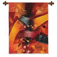 Wool tapestry,