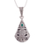 Chrysocolla pendant necklace, 'Inca Warrior' - Chrysocolla pendant necklace (image 2c) thumbail