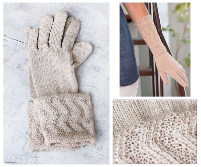 100% alpaca gloves, 'Winter Queen' - Artisan Crafted Alpaca Wool Gloves