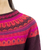 Art knit alpaca sweater, 'Playful Plum' - Women's Art Knit Alpaca Pullover Sweater from Peru (image 2d) thumbail