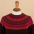 Art knit alpaca sweater, 'Playful Plum' - Women's Art Knit Alpaca Pullover Sweater from Peru